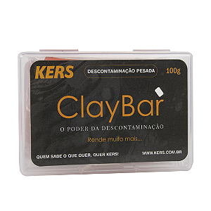 Clay Bar para Descontaminação Pesada 100g Kers