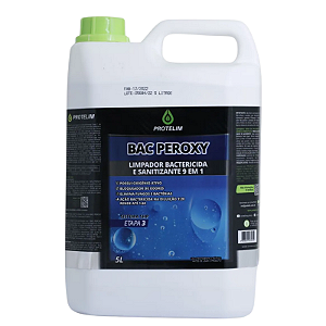 Bac Peroxy Limpador de Uso Geral 9 em 1 Alta Performance 5L - Protelim