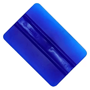 Espátula Exfak Retangular Flexível Silicone Azul 50-2070