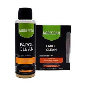 Farol Clean 2 em 1 - Revitalizador de farol 60ml Nobrecar