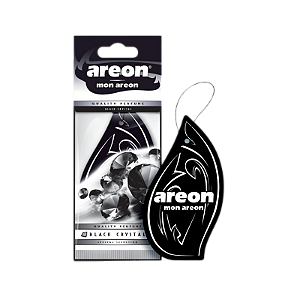 Aromatizante Folha Mon Black Crystal Preto Areon