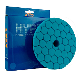 Boina de Espuma Azul Hyper Lustro 6" Kers