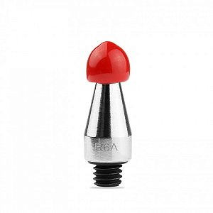R10B Ponteira Roscada Redonda 10mm Borracha Vermelha Dentcraft