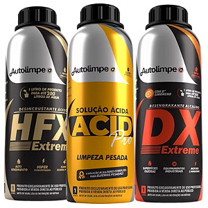 Kit HFX DX ACID PRO Combatentes Autolimpe 1L