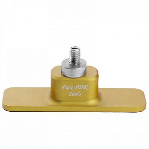 Ventosa de Alumínio para Cola Fria - 75mm - Retangular - Dourada Fast PDR Tools