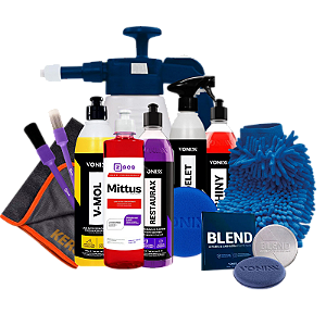 Kit Lavagem Automotiva Completa Vonixx