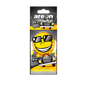 Aromatizante Folha Smile Seco Black Crystal Areon