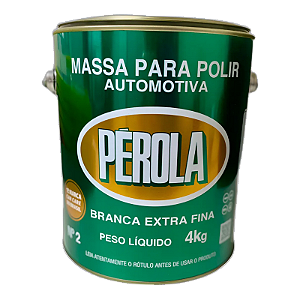Massa para Polir Nº 2 Base Solvente Pérola 4kg