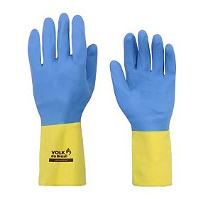 LUVA LÁTEX NEOMIX BICOLOR VOLK