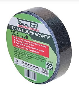FITA ANTI DERRAPANTE FURNAPACK PRETA ROLO 30 MTS