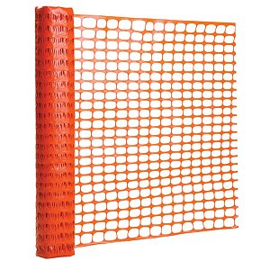 Tela Tapume Laranja 1,2x50m para Isolamento
