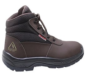 Botina Microfibra Kadesh Adventure Cor Marrom - Risco Eletricista - CA 46269