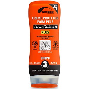 Creme de Proteção Luva Química Plus GR 3 Nutriex 200g - CA 43802
