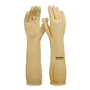 Luva de Segurança Látex Ranhurada Handex - CA 48645