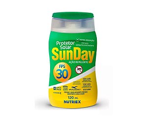 Protetor Solar Sunday FPS 30 c/ Repelente 120g Nutriex