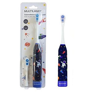 Escova Dental Infantil Elétrica Astronauta