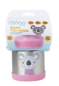 Pote Térmico Quente e Frio para Alimento Infantil Coala 330ml