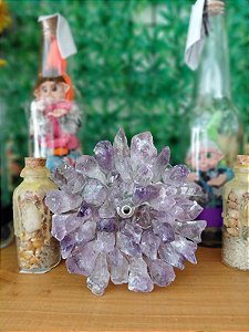 Incensário Pedra Bruta - Ametista