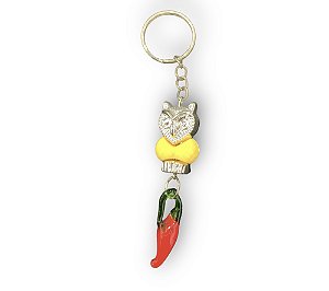 Chaveiro Coruja com Pimenta