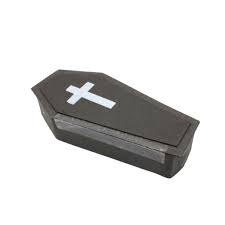 Caixão Preto - 20cm