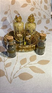 Com Areia Direito de DUBAI-Amuleto Magico De Prosperidade e Sorte-Consagrado