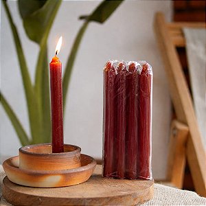 vela palito Marrom Pct8 und