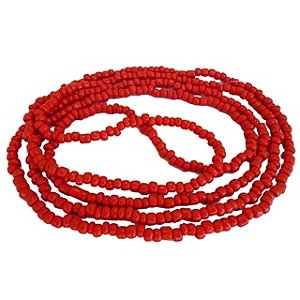 Fio de Conta- Vermelho Vivo