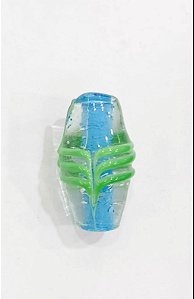 Firma De Murano -Em Vidro nas Cores Azul e Verde.