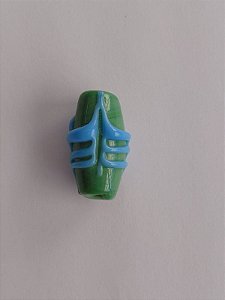 Firma De Murano -Em Vidro nas Cores Azul e Verde.