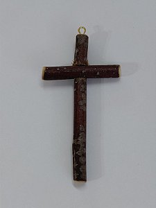 Pingente - Cruz De Madeira G