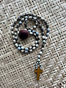 Terço De Preto Velho C/ Olho De Boi