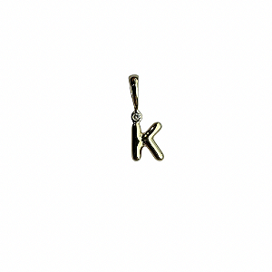Pingente Mini Bold letra K