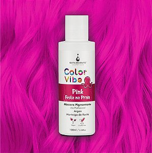 Máscara Pigmentante Color Vibe - Pink Festa na Praia - 100ml