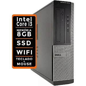 Computador Dell Optiplex Core I3 / 8gb / Ssd / Wifi (Recondicionado)