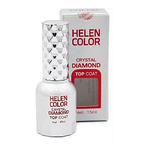 Top Coat Com Glitter Para Unhas 15ML - Zem Silver Glitter ( No Wipe ) - @ bellario_RJ