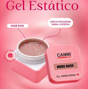 GEL ESTATICO NUDE ROSÊ 20G - LINHA PREMIUM