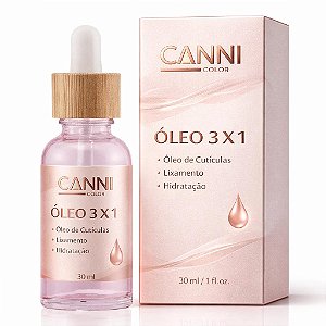 Óleo 3x1 Canni: Hidratação Profunda e Acabamento de Salão em 30ml