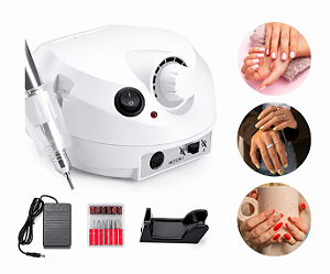 motor porquinho unhas 30.000 rpm bivolt branco