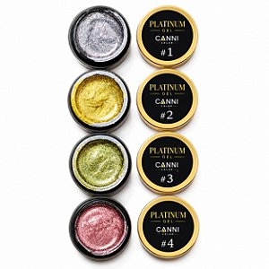 kit 4 platium gel canni color