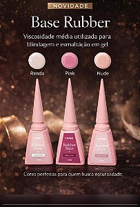 Base ruber PINK 15ml - LANÇAMENTO