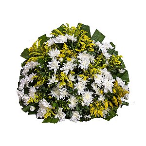 Tufo com Crisâtemos Brancos