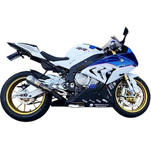 ESCAPAMENTO FULL PONTEIRA SBK + COLETOR RACING 4X2X1 ø 60mm EM AÇO INOX BMW S1000RR 2017-2019 POWER