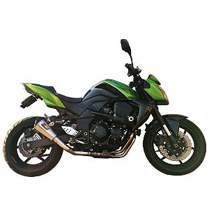 ESCAPAMENTO PONTEIRA GP1 + LINK LONGO AÇO INOX KAWASAKI Z750 POWER