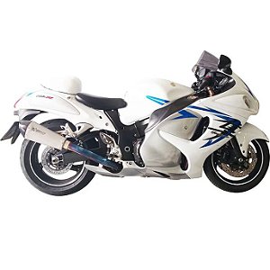 Escapamento Full Racing R66GP Coletor ø60mm 4X2X1 Inox Hayabusa G2 2008-2020 Power Escapamentos
