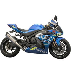 ESCAPAMENTO FULL PW21 + COLETOR RACING ø60mm INOX SUZUKI SRAD 1000 2018-2020 POWER