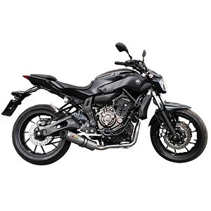 ESCAP. FULL PONT. TWOINOX  + COLETOR 2X1 EM AÇO INOX YAMAHA MT-07