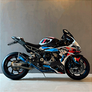 Escapamento Full Ponteira HexaGP Titanium Coletor Evo Titanium Bmw S1000RR 2020-2025