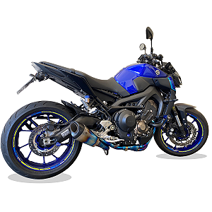 Escapamento Full HexaGP Titânio Coletor Caracol Titânio Yamaha MT-09