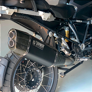 Escapamento Ponteira PW23 Link com Prot de Carbono BMW R1250GS 2020 2021 2022 2023 2024