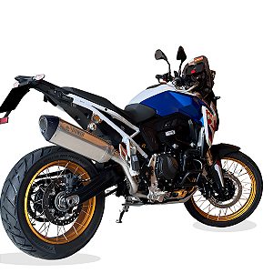 Ponteira R66 Inox Eliminador catalisador F900GS BMW Power Escapamentos